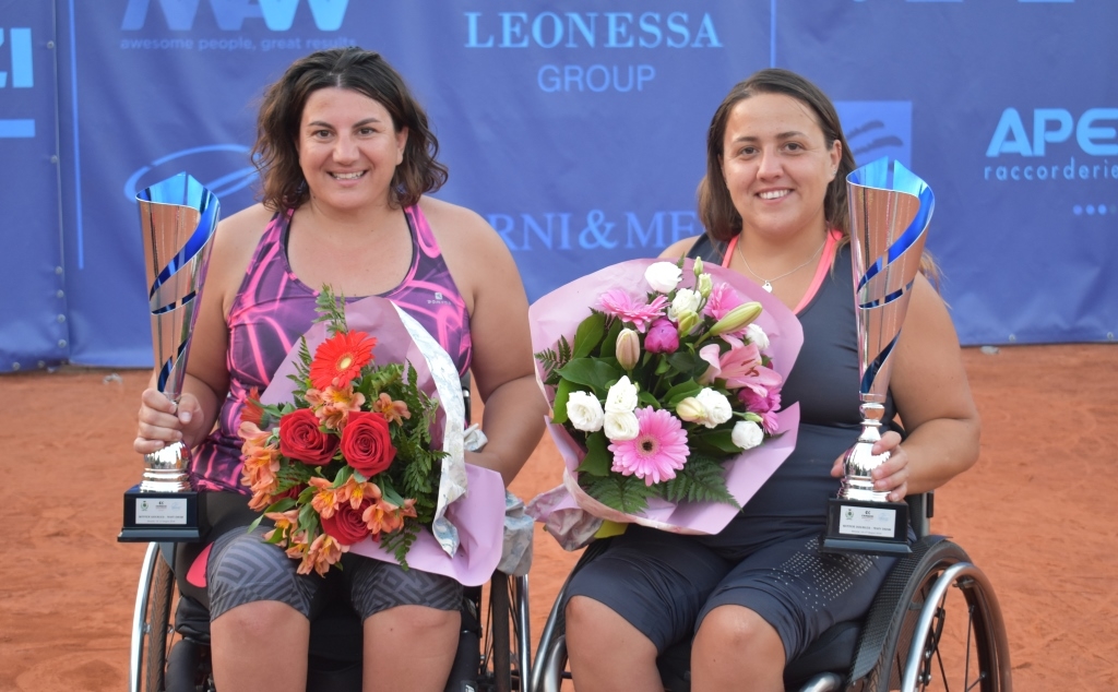 Dipendenti Pedrini campionesse di wheelchair tennis