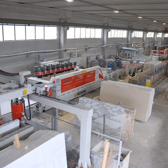 Ulivi Marmi-linea di lucidatura marmo Galaxy | Pedrini