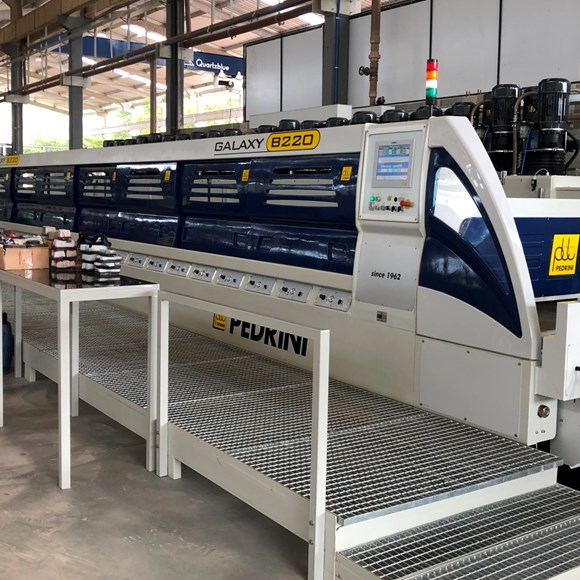 Quartzblue-linea di lucidatura Galaxy quarzite | Pedrini